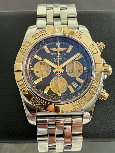 breitling chronomat 41 two tone wrist|Breitling Chronomat navitimer.